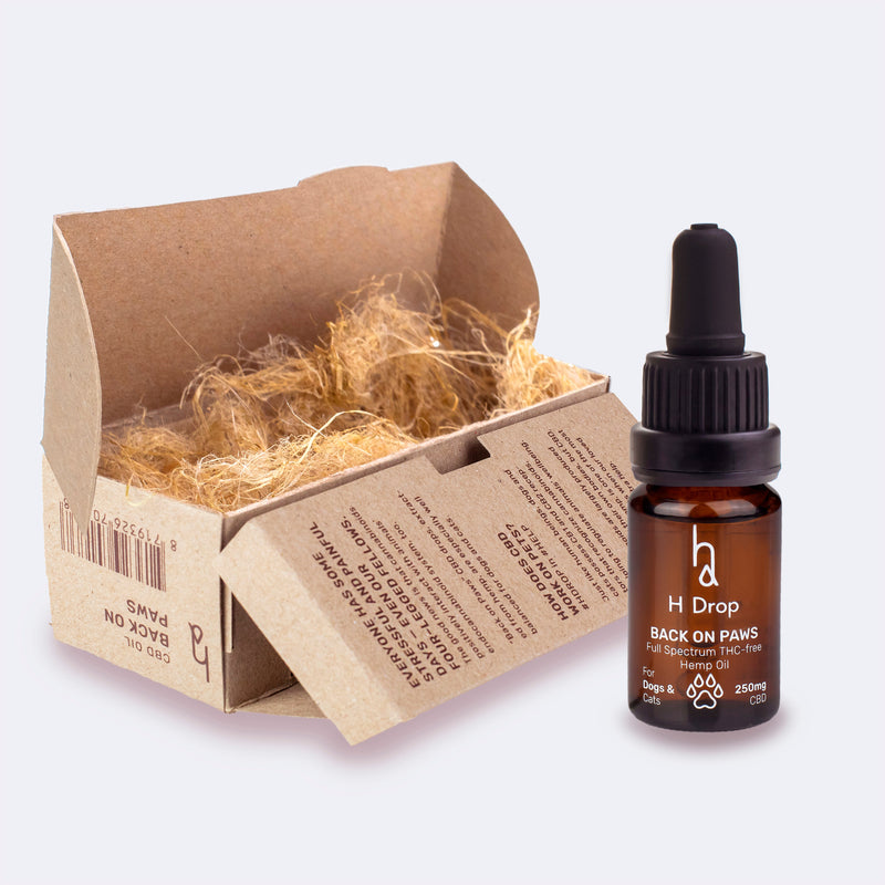 Back on Paws - 2,5% CBD oil for pets (250mg)